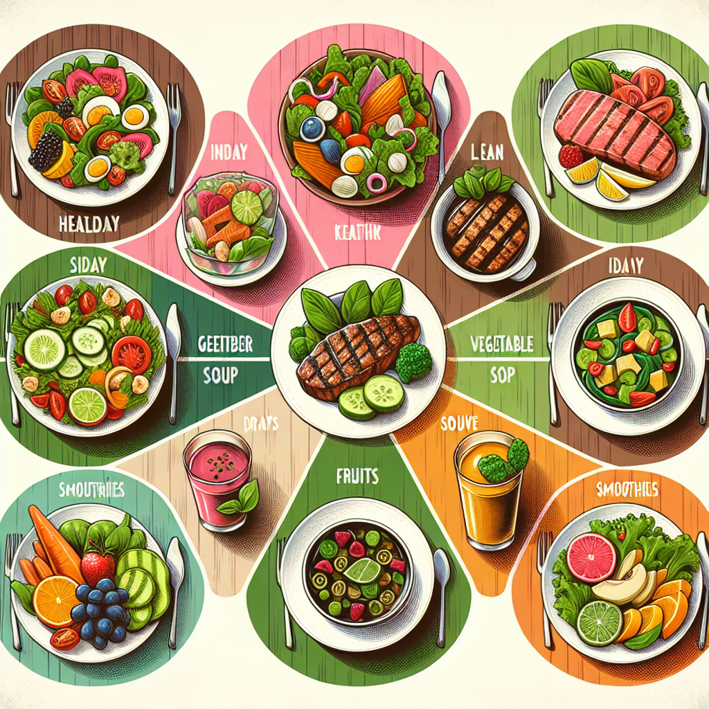 Daftar Menu Makanan Sehat Satu Minggu untuk Tubuh Lebih Bugar