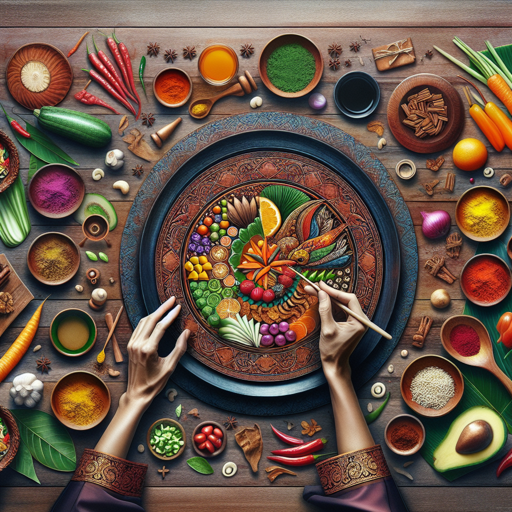 Kreativitas dalam Seni Plating Makanan Tradisional Indonesia